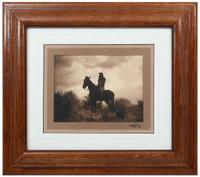 Curtis, Edward S. (1868-1952). The Scout . 1906.