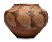 Zia Polychrome Pottery Olla