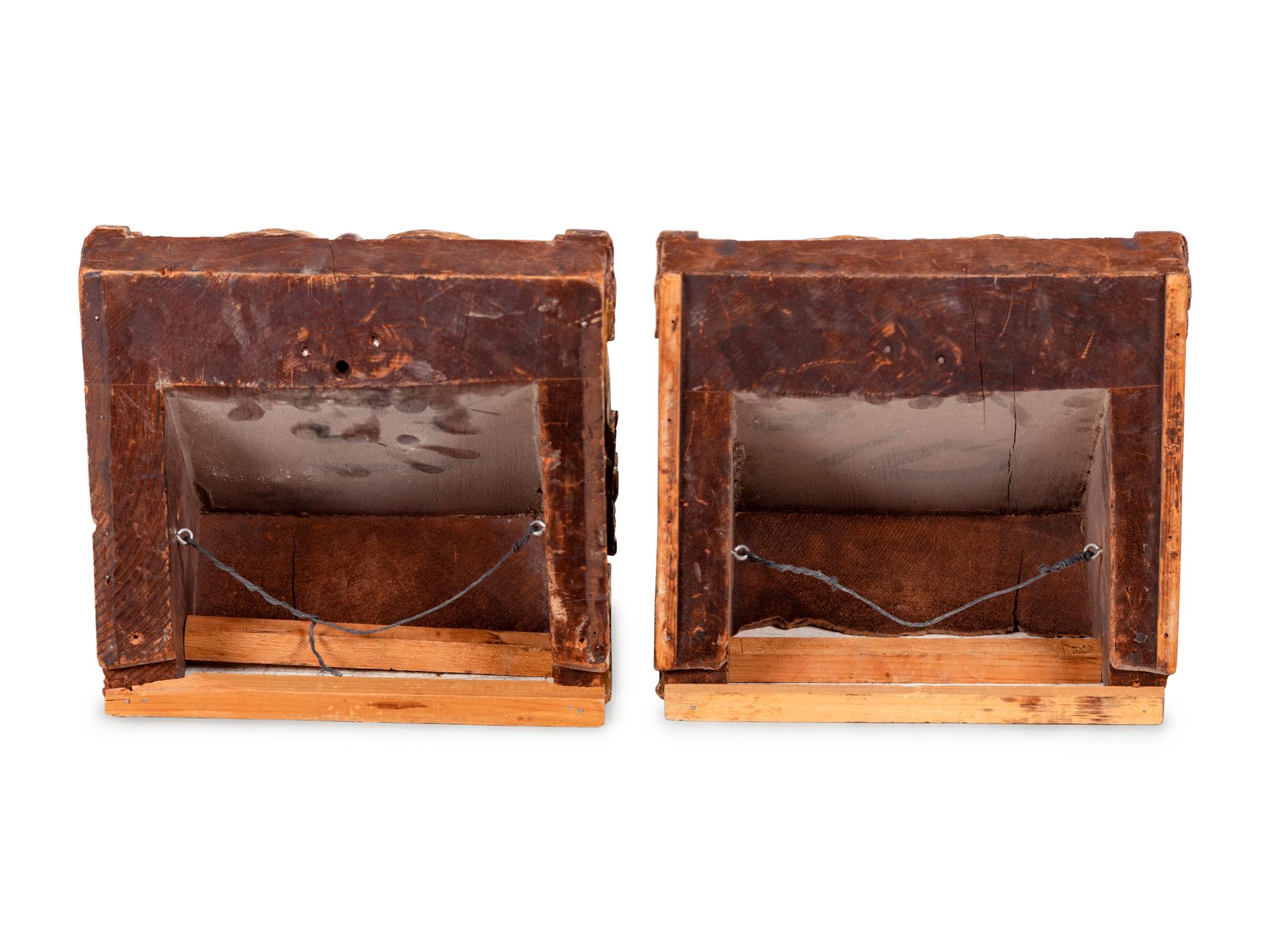 A Pair of Giltwood Wall Brackets