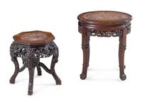 Two Chinese Hardwood Stands