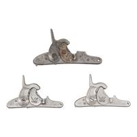 Three US Maynard Tape Priming Locks: (1) Remington/Frankford Arsenal, (1) Springfield M1855 and (1) Harpers Ferry M1855