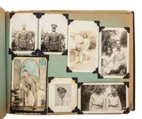 [EARLY PHOTOGRAPHY]. Album recording the early life of Juanita Thompson, an African American woman who grew up in Jamaica, NY, incl. images of her integrated neighborhood and summer camp. Ca 1920s-1950s.