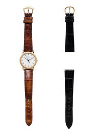PATEK PHILIPPE, REF. 3802 18K YELLOW GOLD 'CALATRAVA' WATCH