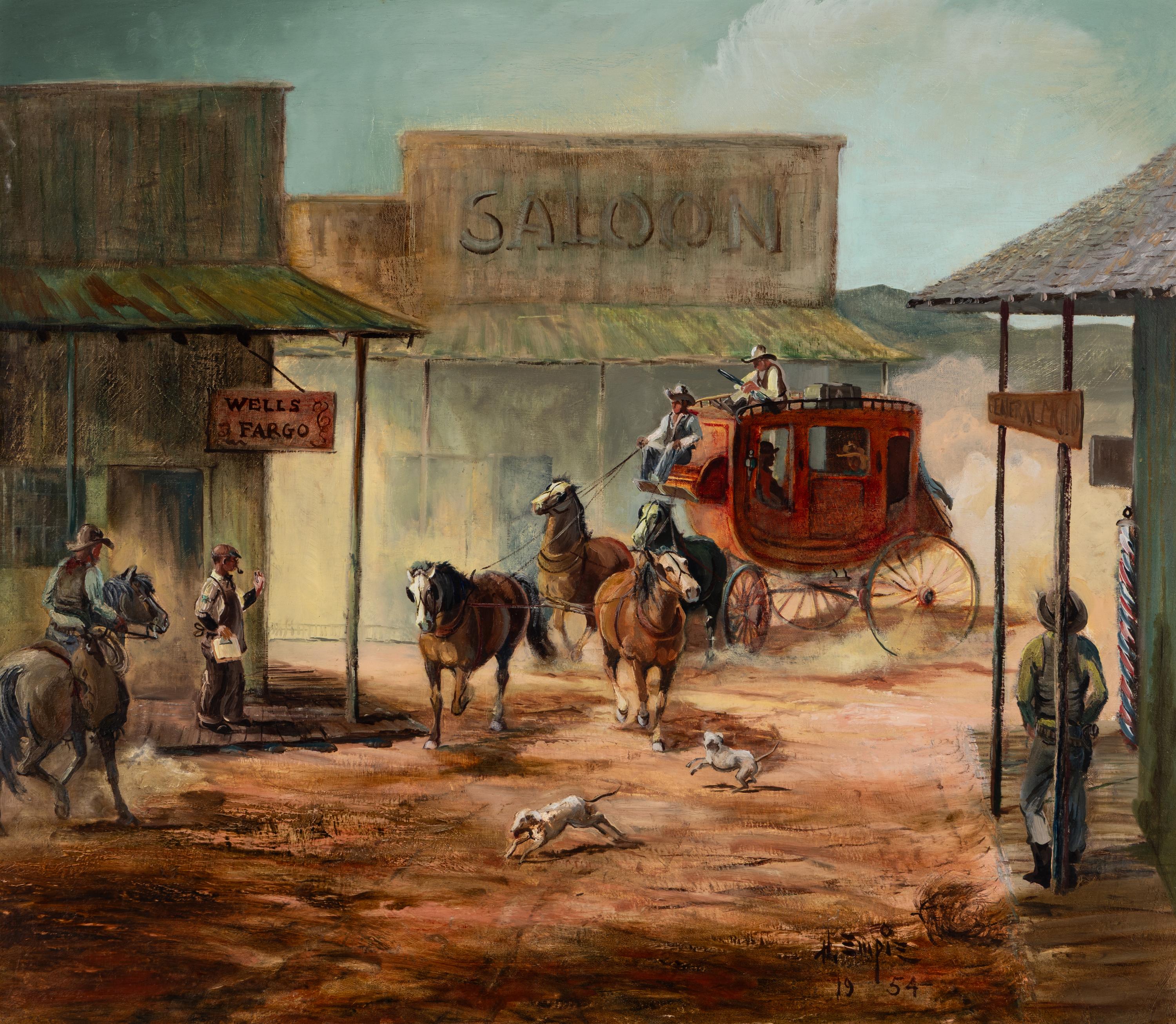 Hal Empie (American, 1909 - 2002) — On Time