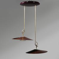 'Treble' double pendant light, No. 453