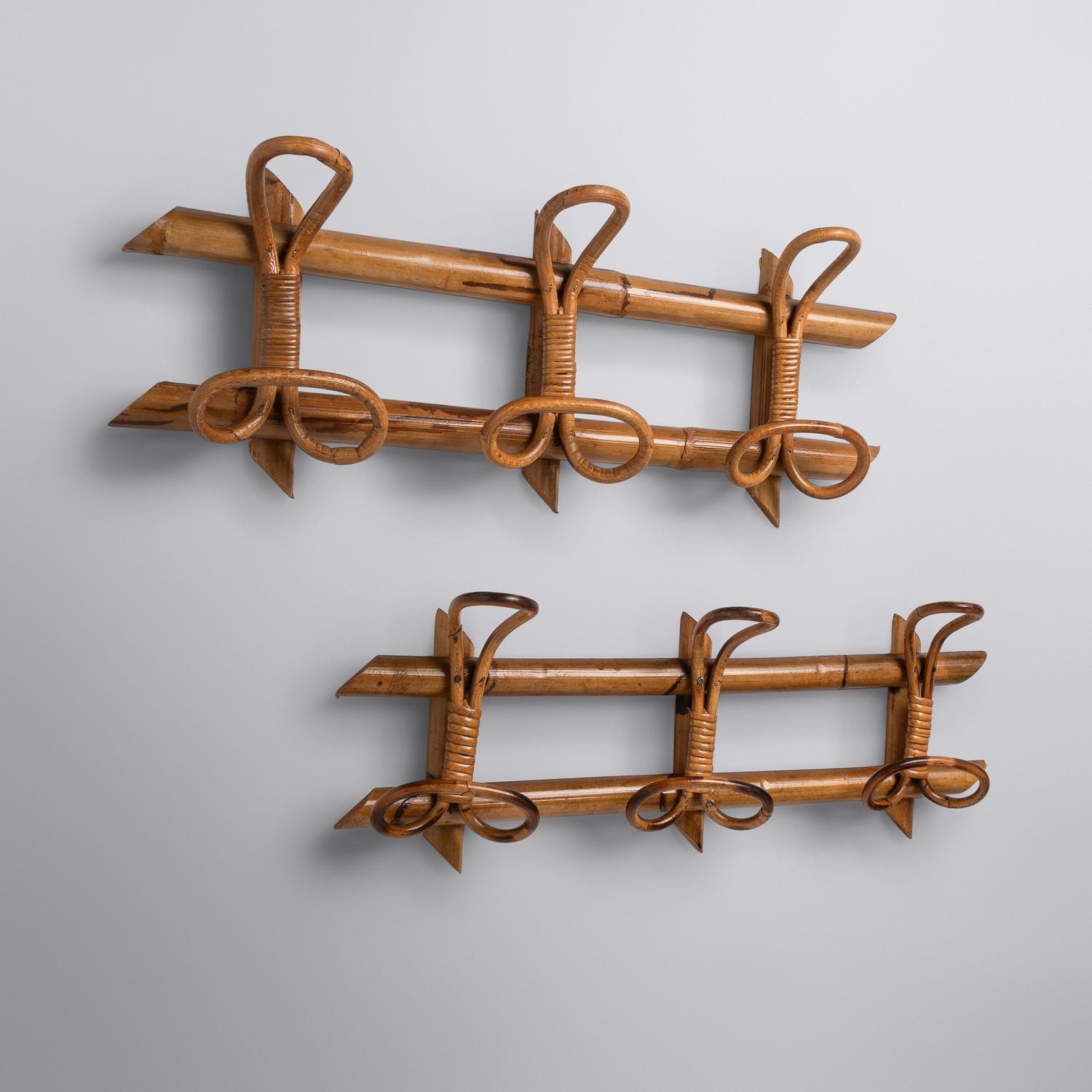 Pair of Coat Hangers, c. 1960 Italian