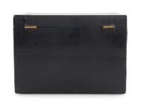 A Japanese Export Lacquer Humidor or Tea Caddy