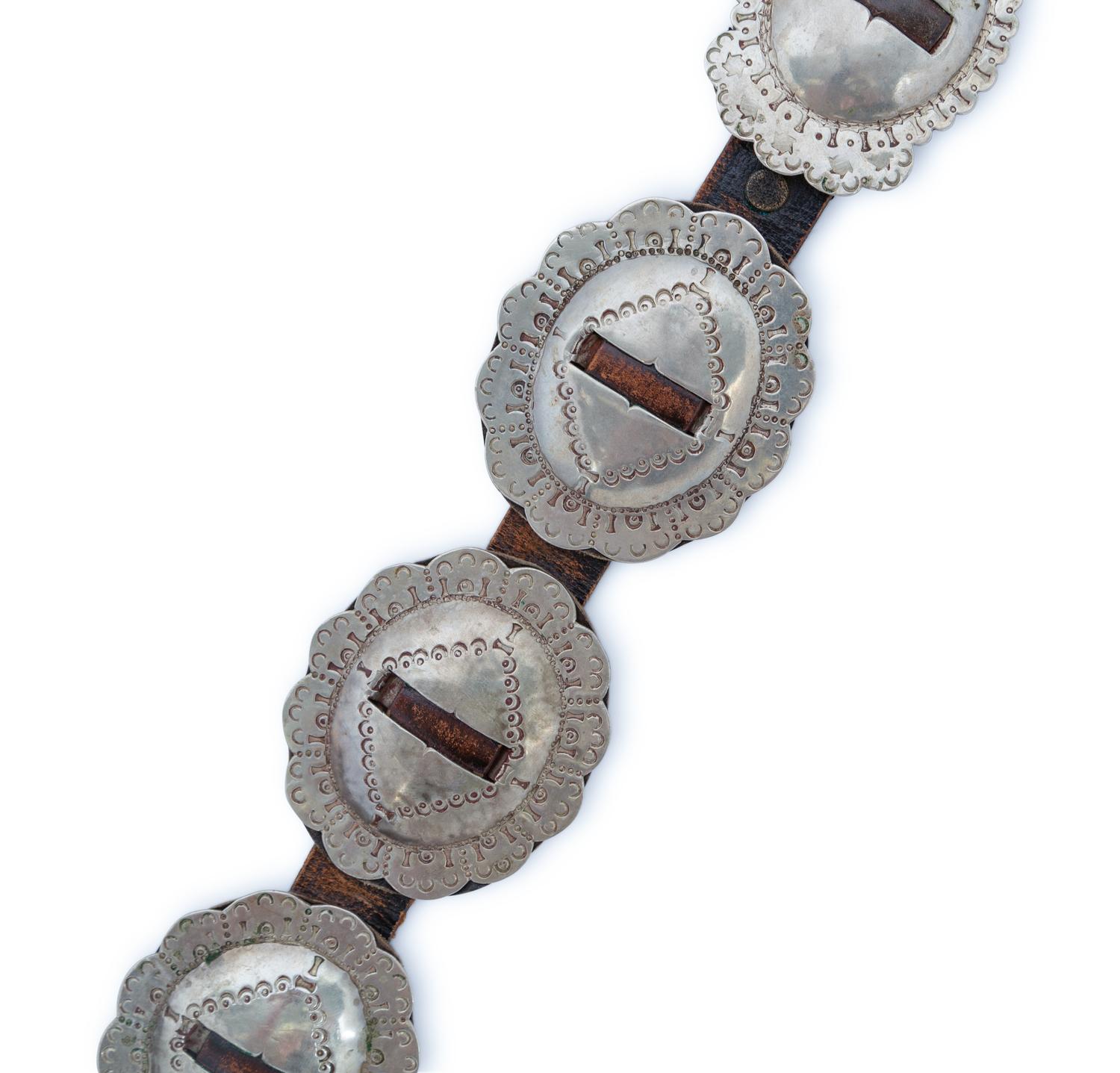 A Navajo Silver Concha