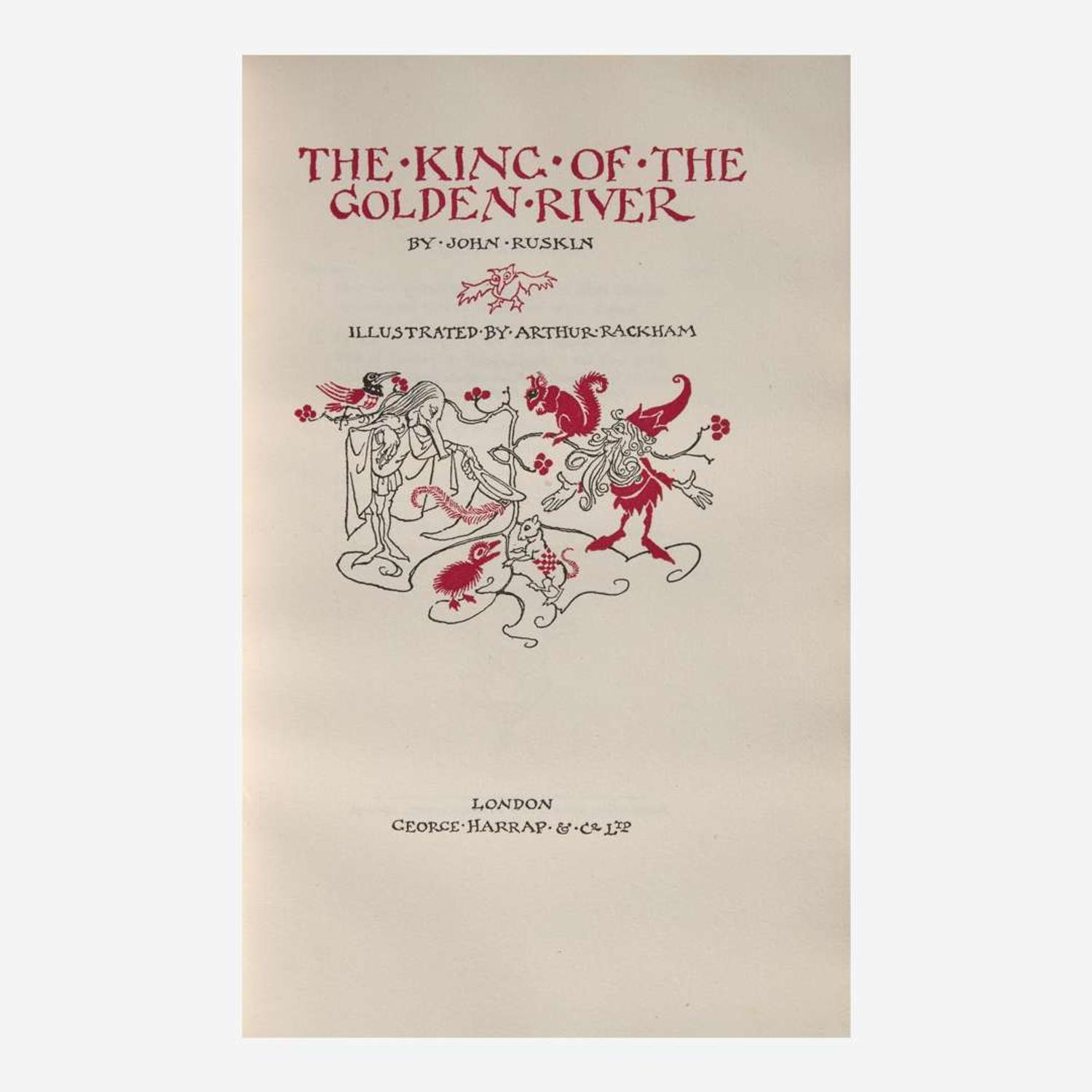 [Children's & Illustrated] [Rackham, Arthur] Ruskin, John The King of the Golden River