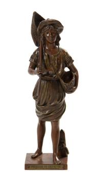 A French Bronze Sculpture, Jean Garnier (1853-1910), Height 12 1/2 inches.