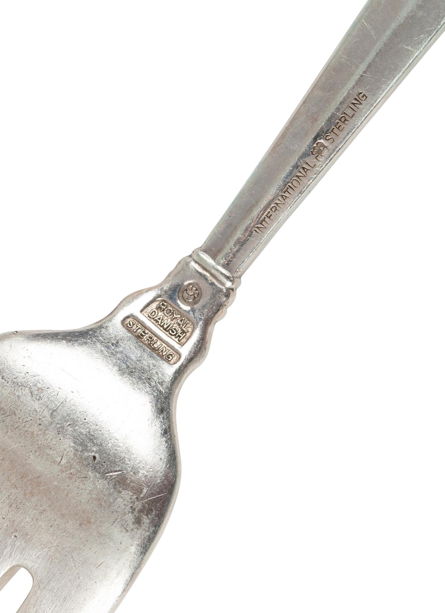 An International Silver Co. 'Royal Danish' Silver Flatware Service