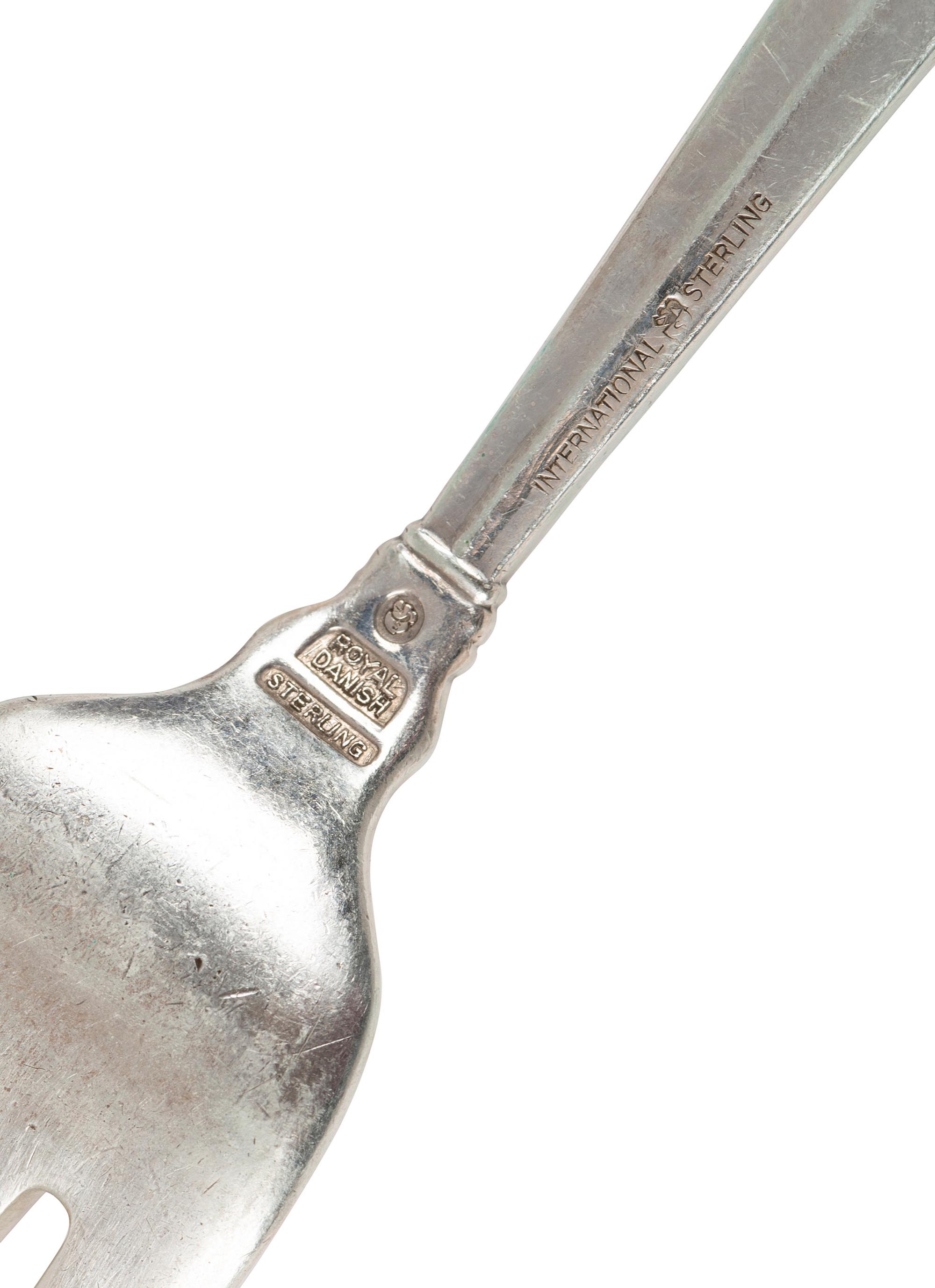 An International Silver Co. 'Royal Danish' Silver Flatware Service