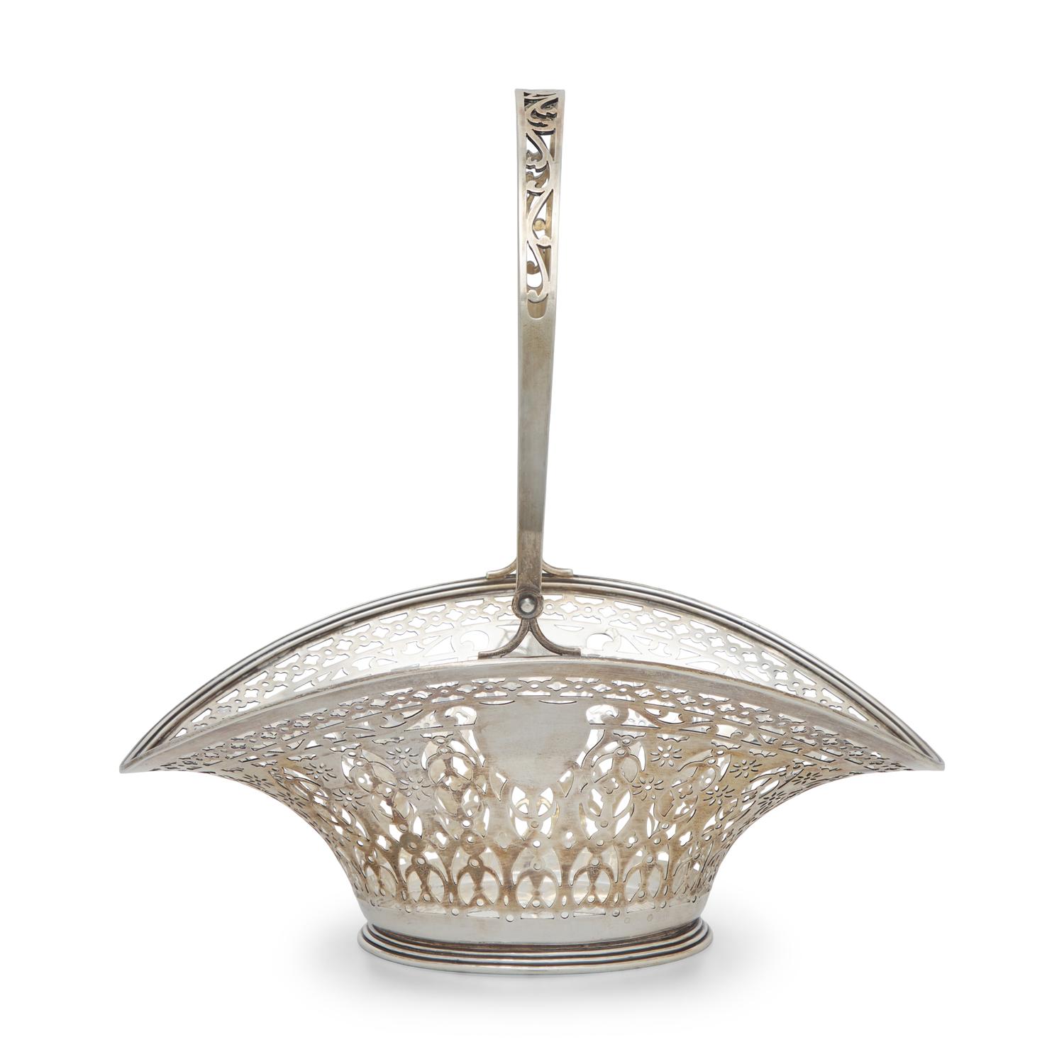 An American Silver Pierced Basket