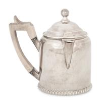 An English Silver-Plate Argyle or Chocolate Pot
