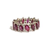 RUBY AND DIAMOND ETERNITY BAND