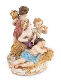 A Meissen Porcelain Figural Group