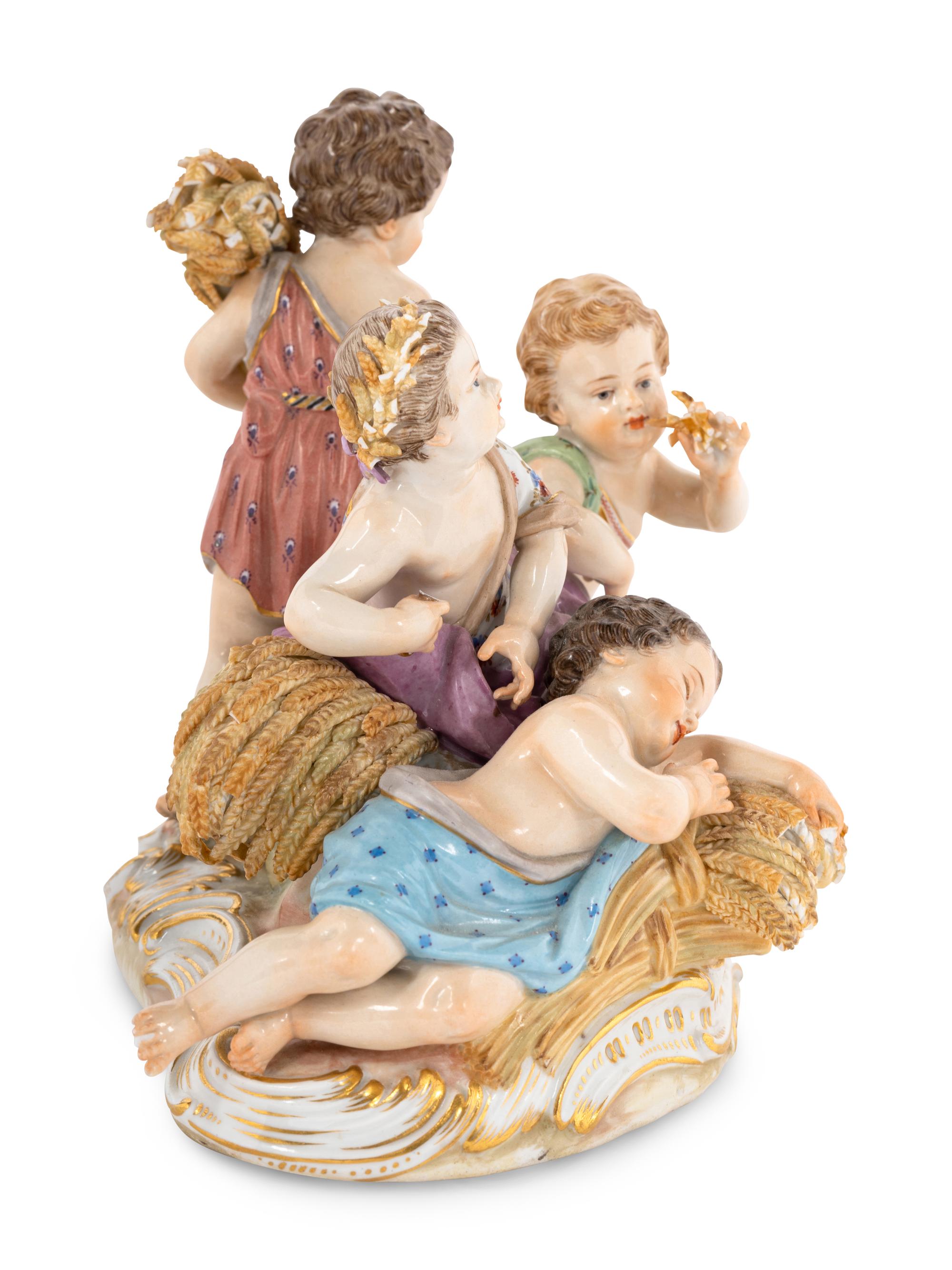 A Meissen Porcelain Figural Group