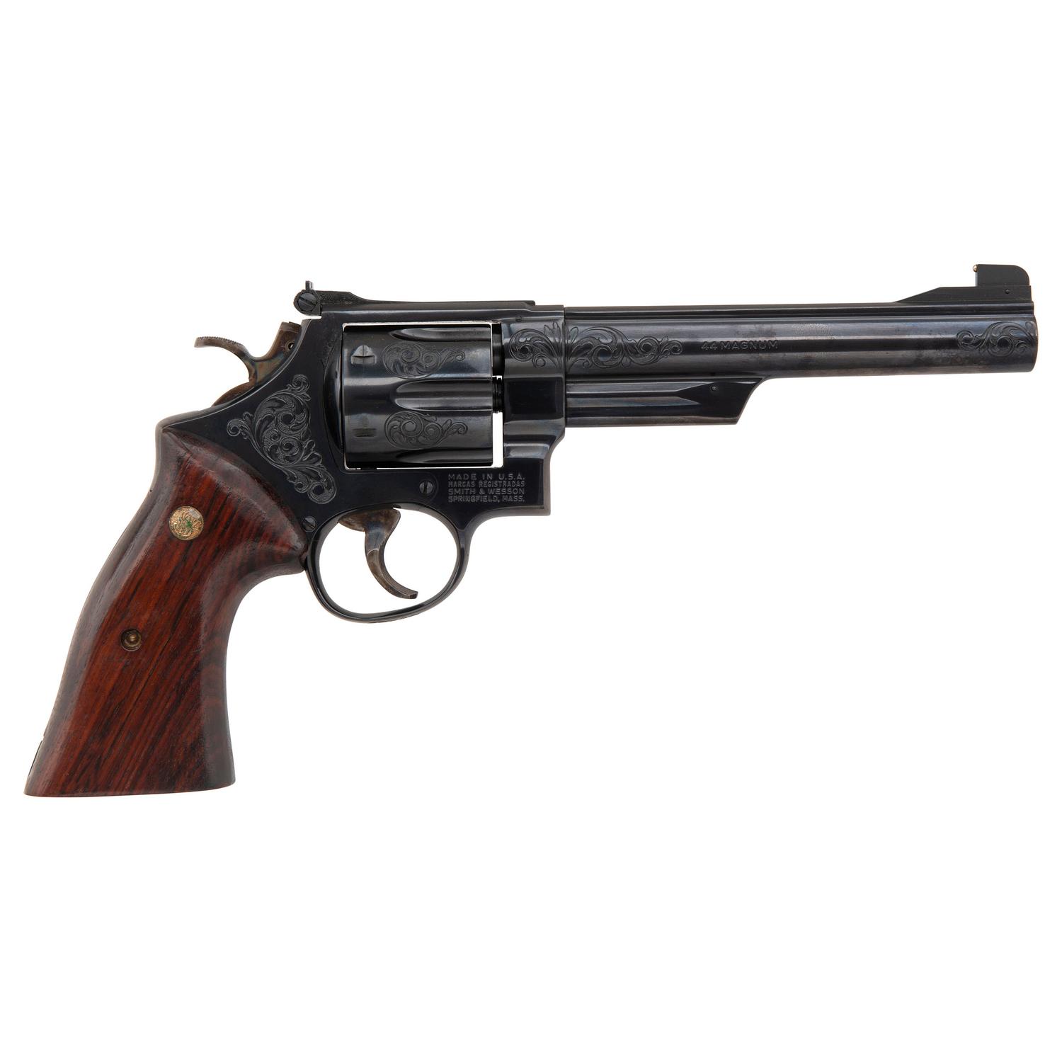 *Factory Class C Engraved Smith & Wesson Model 29-2 Revolver in Wood Factory Display Box