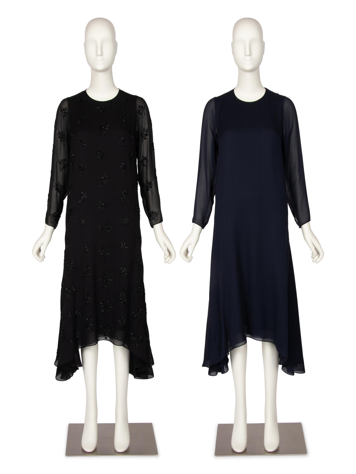 Two Christian Dior Haute Couture Dresses, Fall 2014