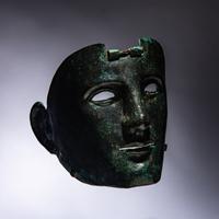 A Roman Bronze Parade Mask