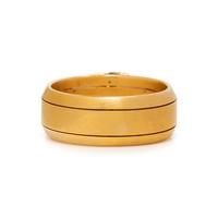 ANTIQUE, RUSSIAN, YELLOW GOLD, DIAMOND, AND RUBY BANGLE BRACELET