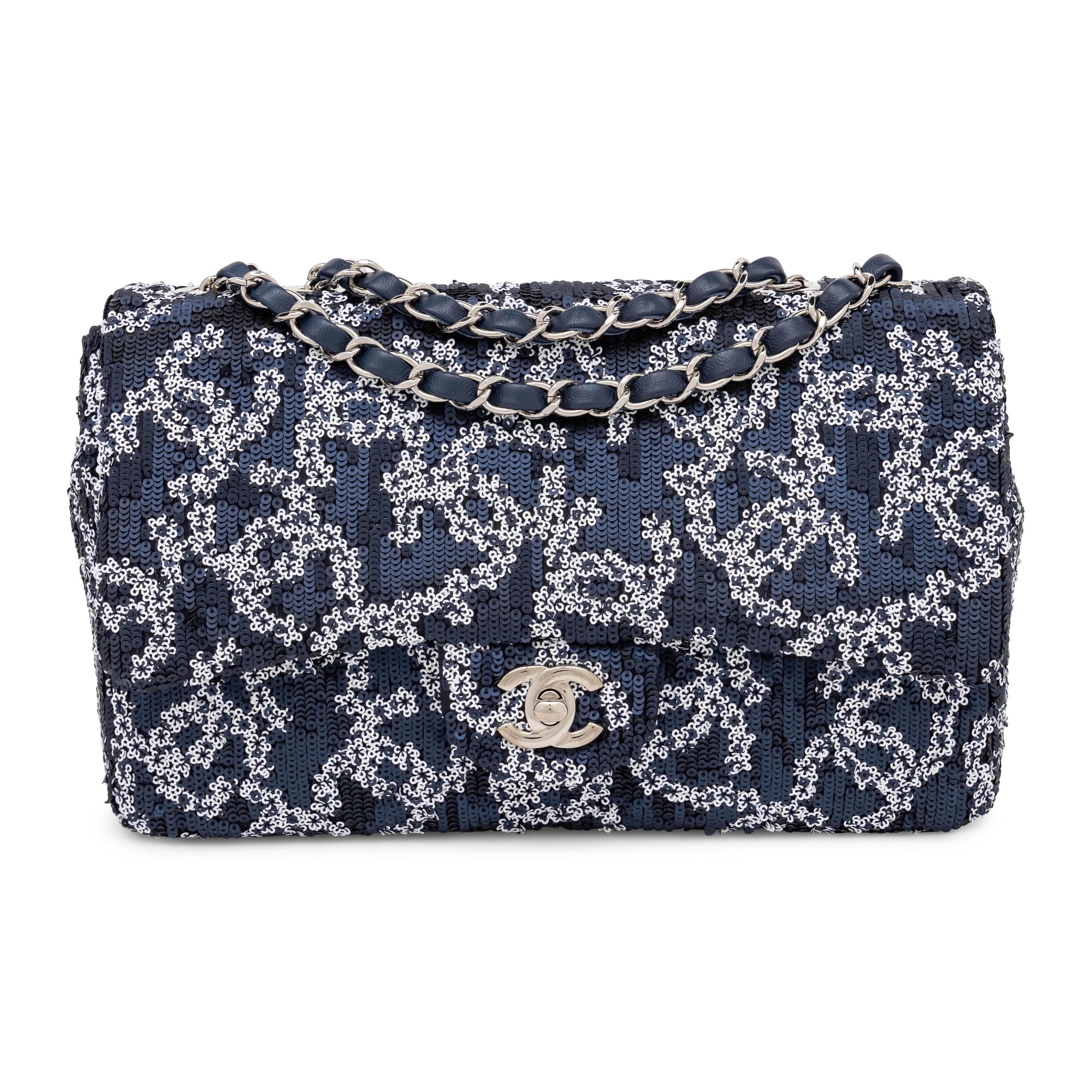 Chanel, CC-Sequined Medium Classic Flap