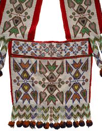 Ho Chunk Beaded Bandolier Bag