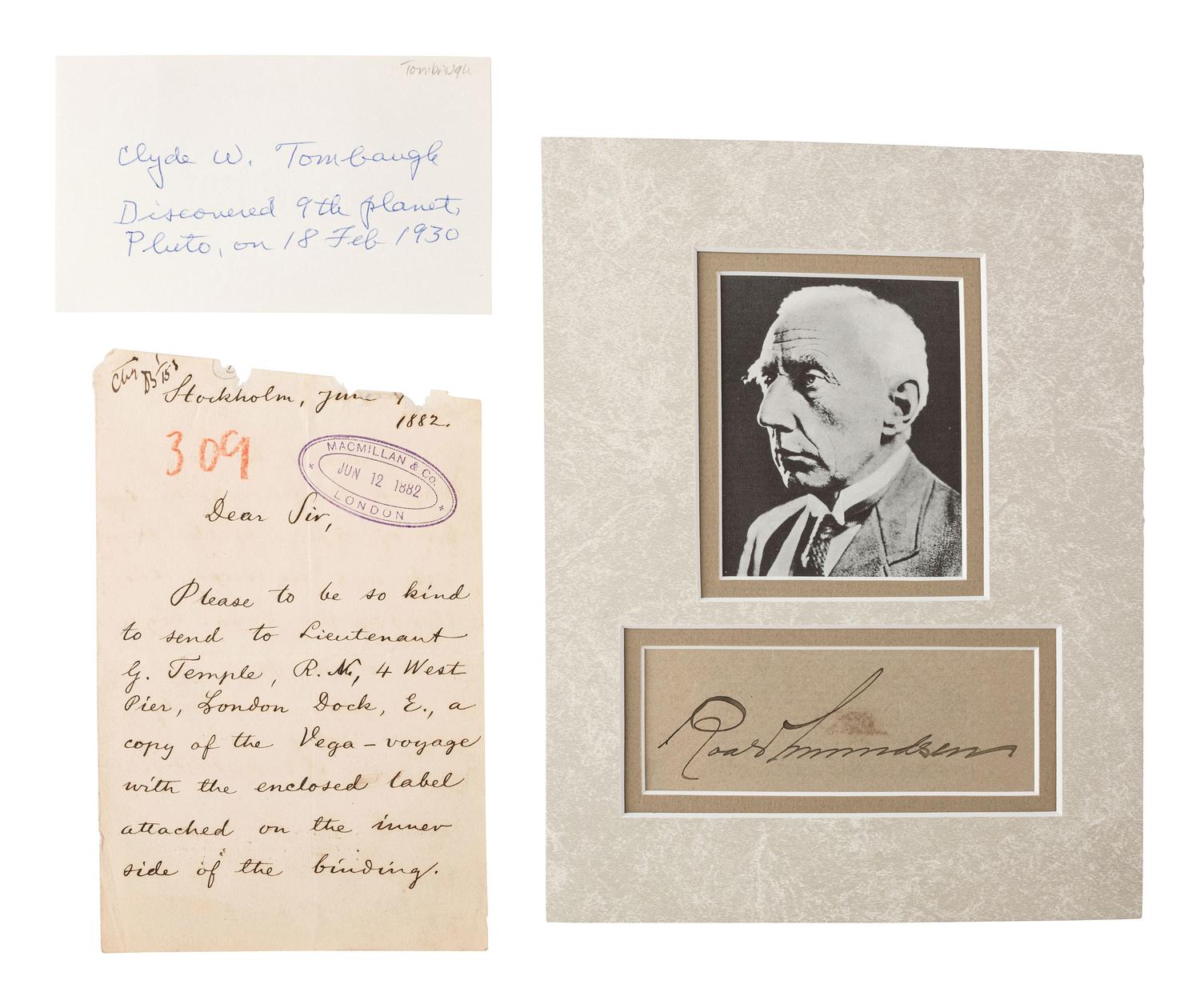 [EXPLORERS]. Autographs of explorers, astronauts, and other pioneers.