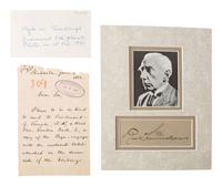 [EXPLORERS]. Autographs of explorers, astronauts, and other pioneers.
