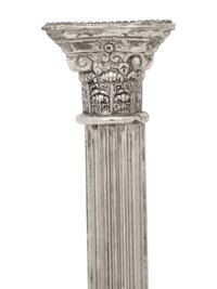 Four American Silver-Plate Candlesticks