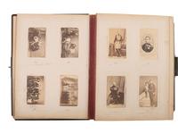 [Mexico - Early Photography]. Second Mexican Empire, CDV album documenting the reign of Maximilian I of Mexico, ca 1864-1867.
