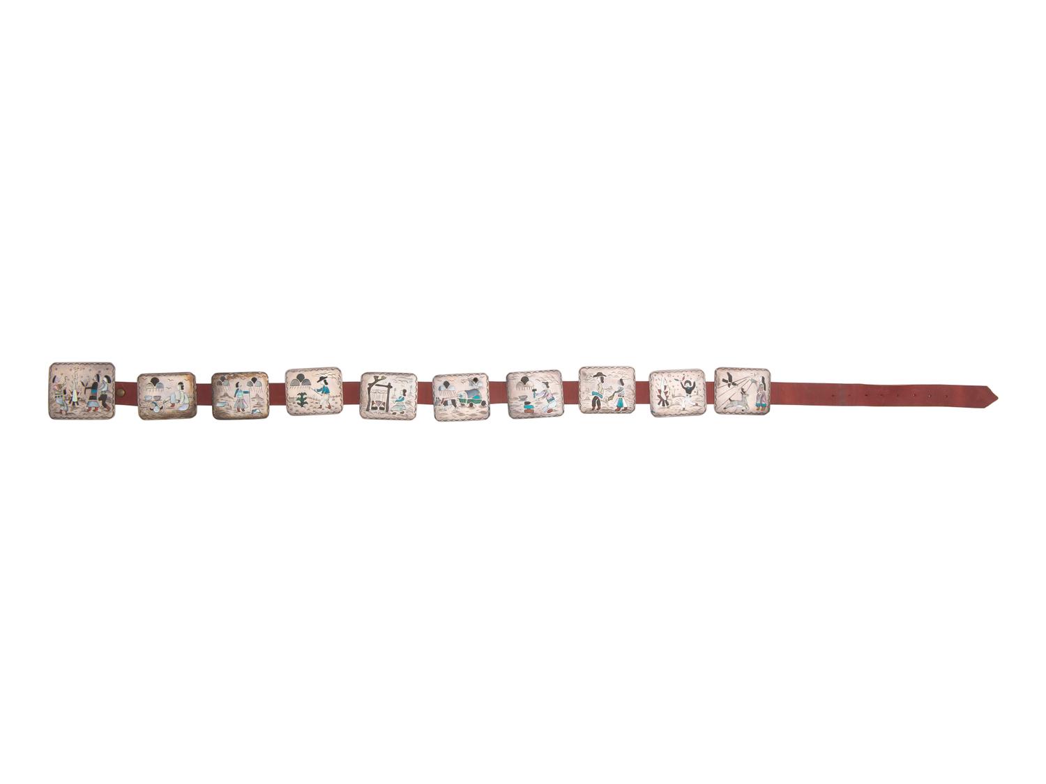 Navajo Storyteller Concha Belt