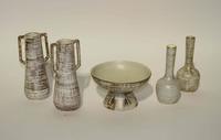 A Collection of Nine Haeger Pottery Table Articles Height of tallest 15 1/4 inches. — SECOND HALF 20TH CENTURY