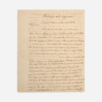 [Jefferson, Thomas] Mattoon, Ebenezer Group of 3 Autograph Letters, signed