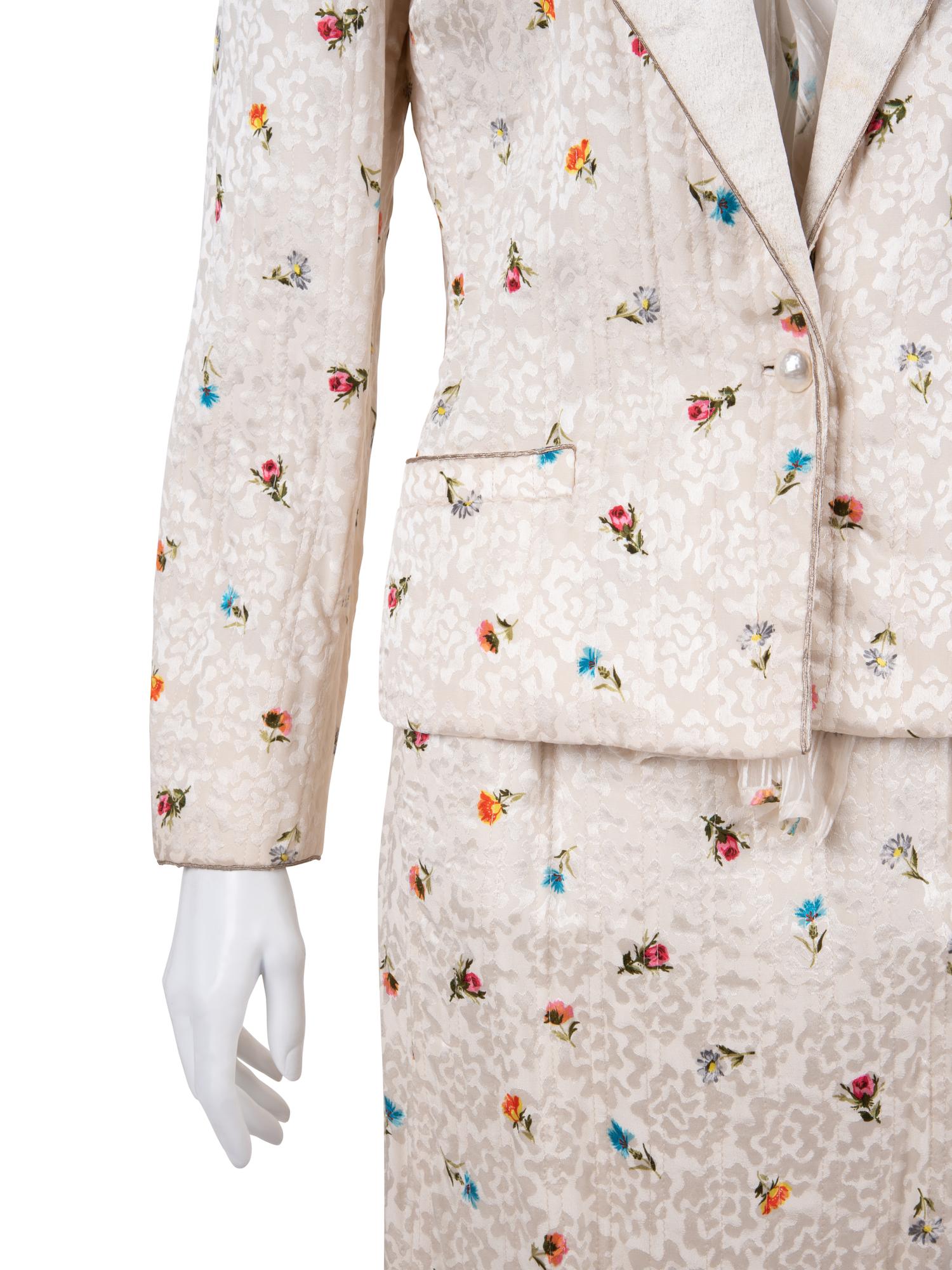 Emanuel Ungaro Haute Couture Four-Piece Ensemble, 1983