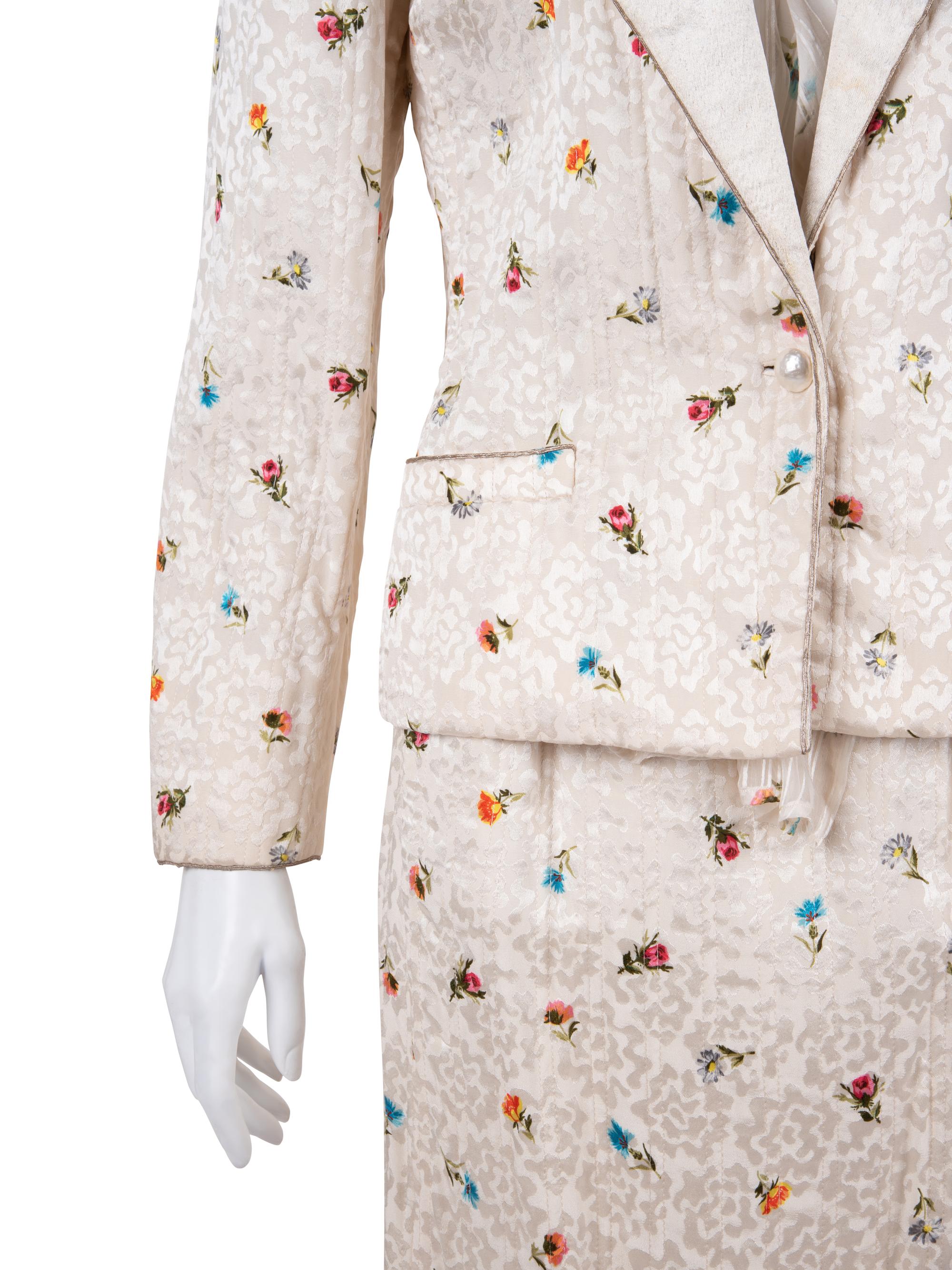 Emanuel Ungaro Haute Couture Four-Piece Ensemble, 1983