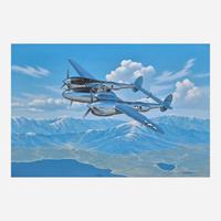 Stan Stokes (American, b. 1950) B-24D Liberator; together with a companion