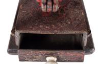 Two Enterprise Painted Cast Iron Coffee Mills with Eagle Finials