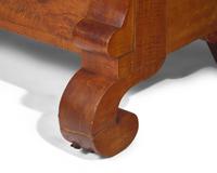 A Classical Tiger Maple Secretary Bookcase