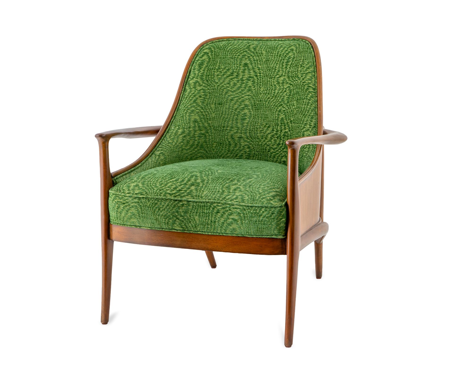 A Palecek 7361-74 Woodland Veneer Back Chair
