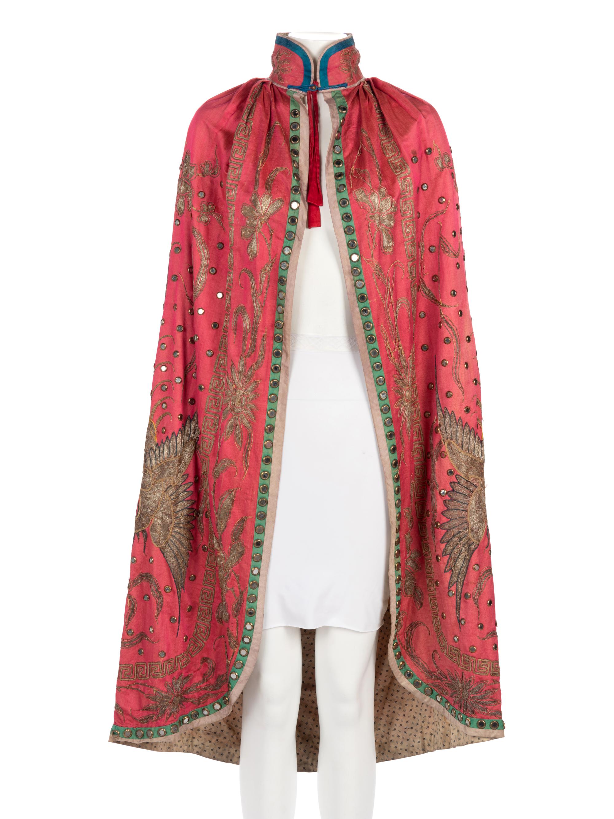 Collection of 19th Century Clothing: One Dress, Four Capes