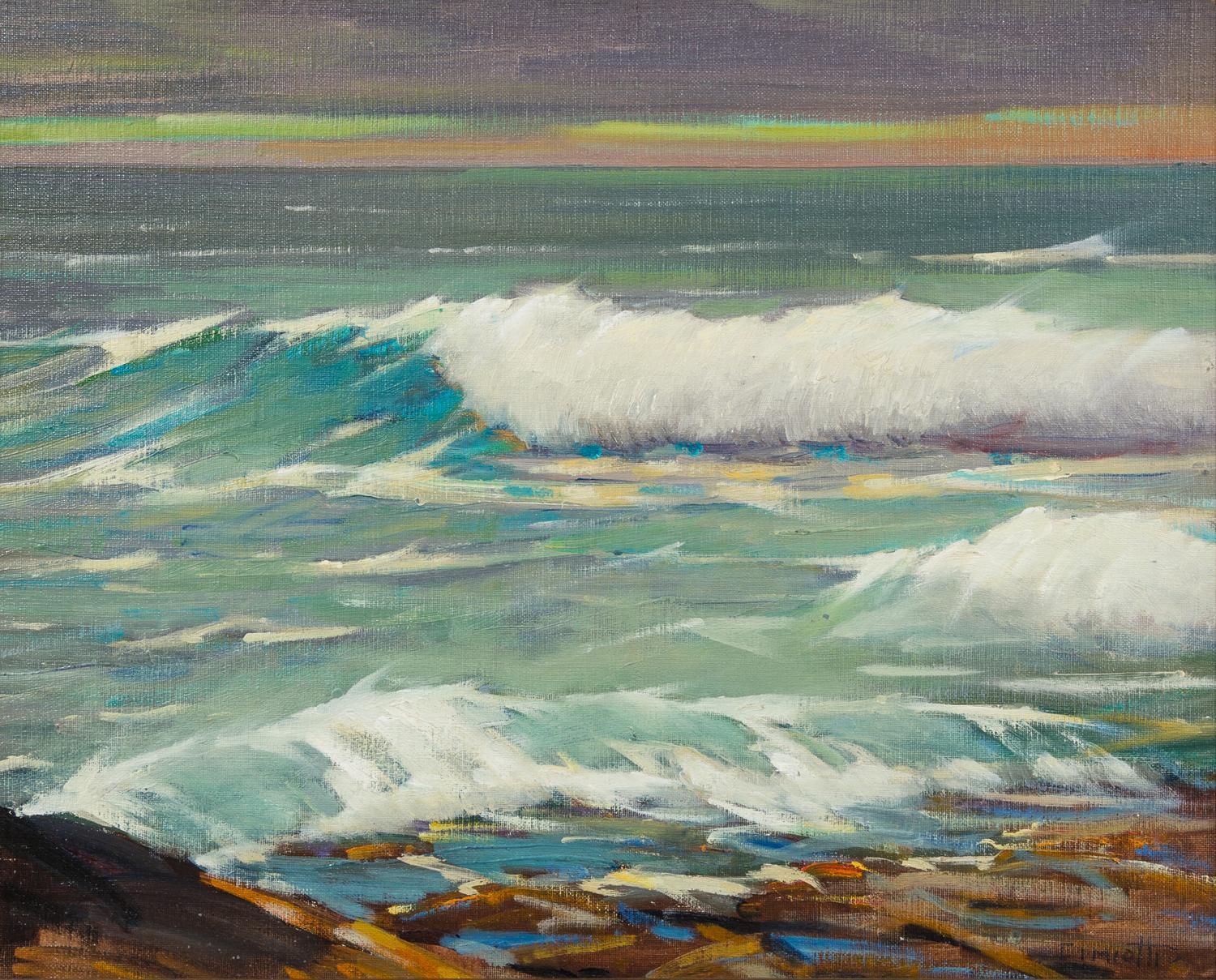 Gustave Cimiotti, (American, 1875–1969), Seascape