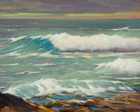 Gustave Cimiotti, (American, 1875–1969), Seascape