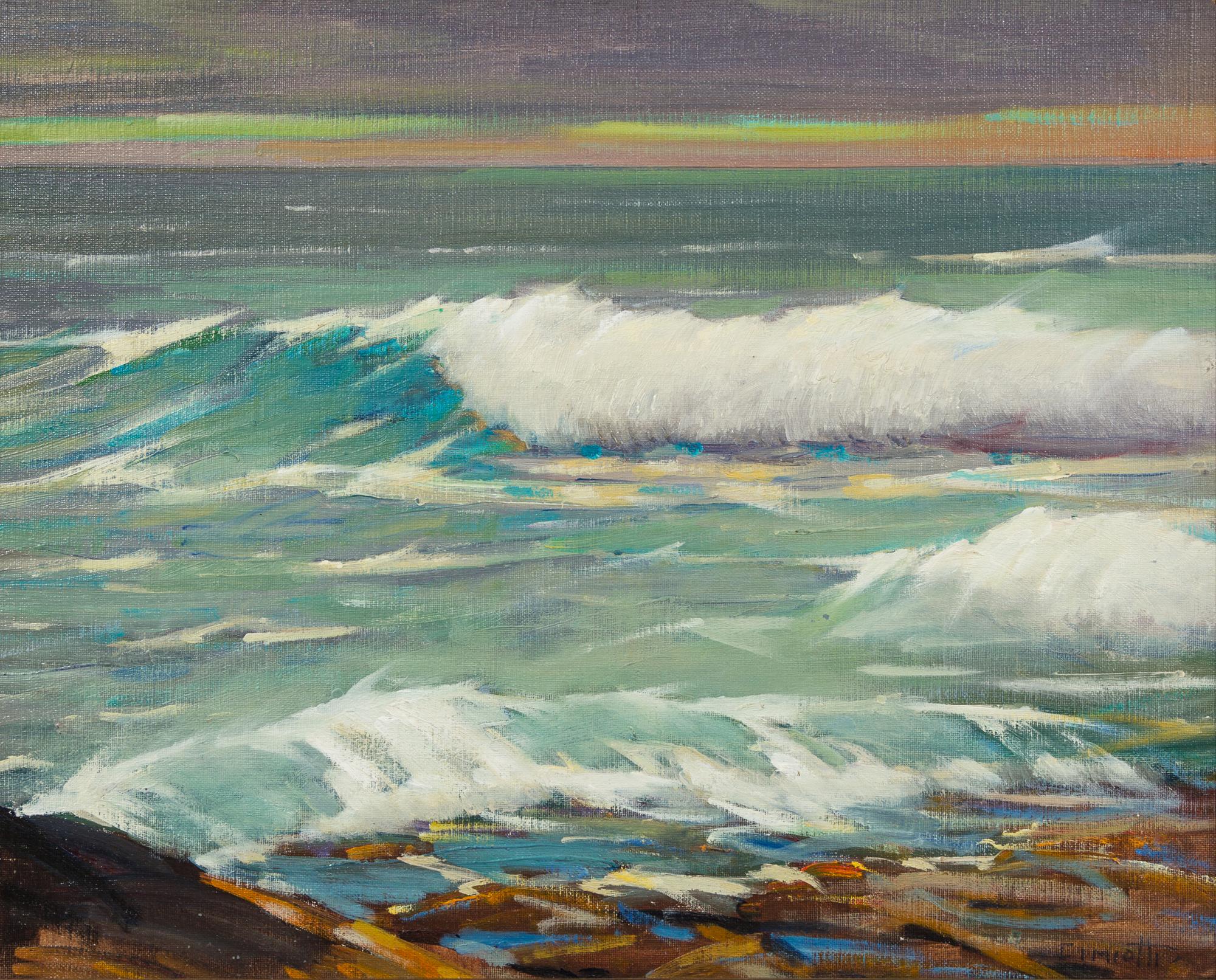 Gustave Cimiotti, (American, 1875–1969), Seascape
