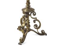 An Impressive Seven-Light Bronze Torchiere Used at Independence Hall, Philadelphia, PA, Circa 1930-1956