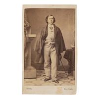 [CIVIL WAR]. -- [ELLSWORTH, Elmer (1837-1861)]. A group of 3 photographs depicting Ellsworth, comprising: