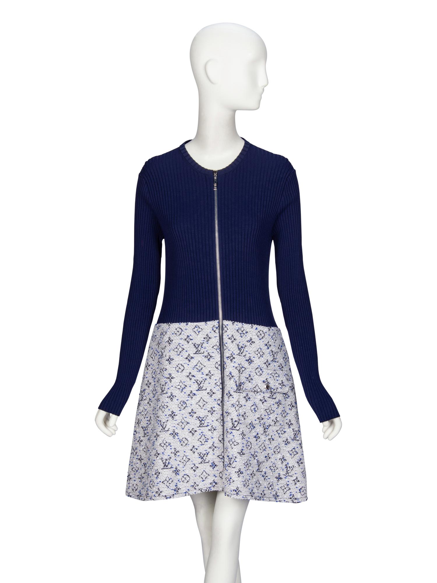 Louis Vuitton, Knit & Tweed Dress