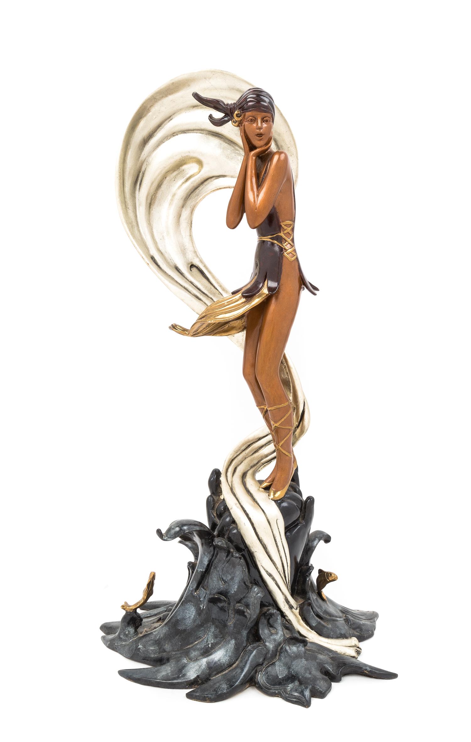 Erte (Romain de Tirtoff), (Russian/French, 1892-1990), Stranded, 1988 ed. 290/375