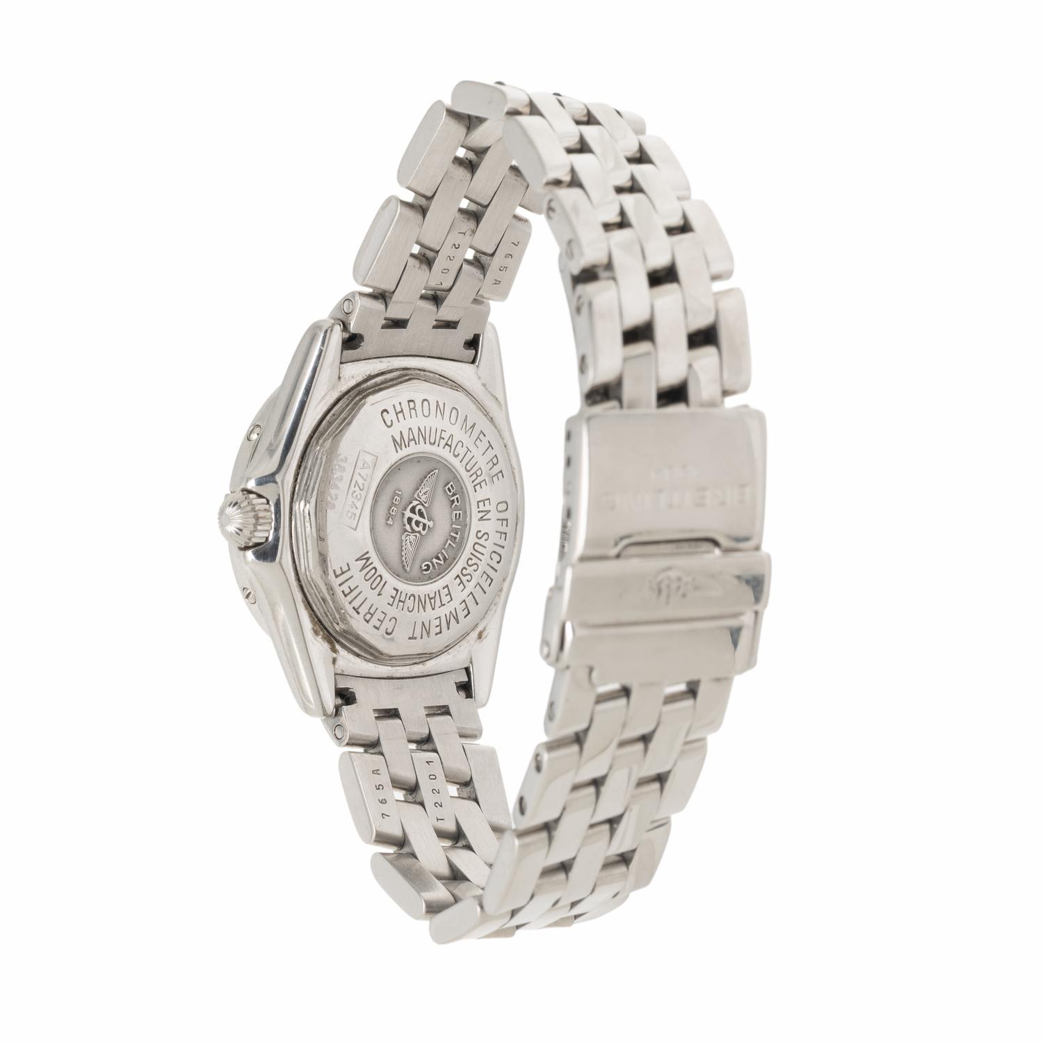 Breitling, Ref. A72345, Stainless Steel 'Callistino' Date Watch with Mother-of-Pearl Dial