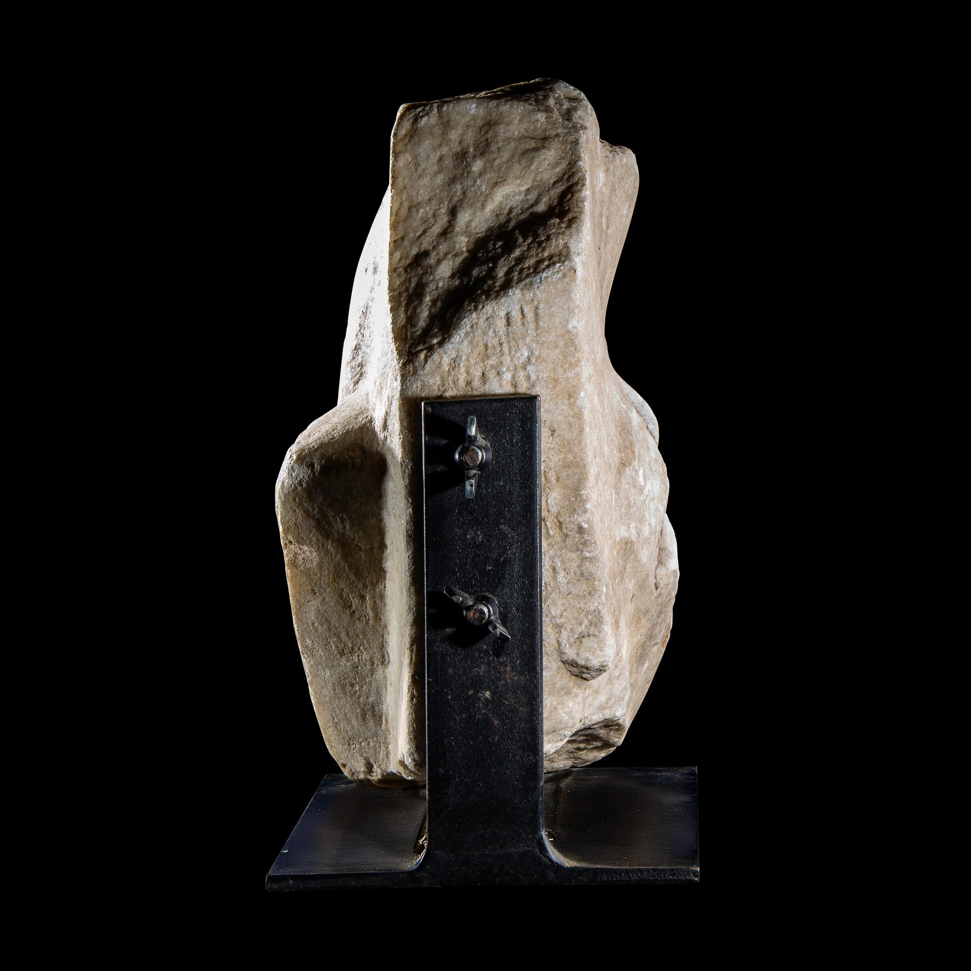 A Roman Marble Support Fragment in the form of a Dolphin